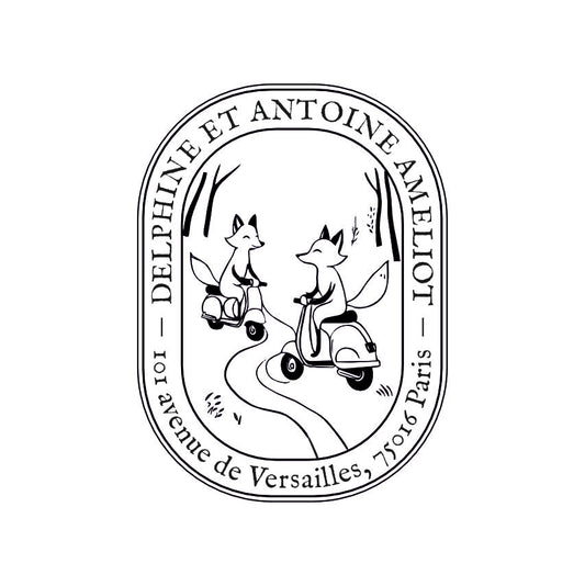 Tampon ex-libris deluxe rond en laiton VI24