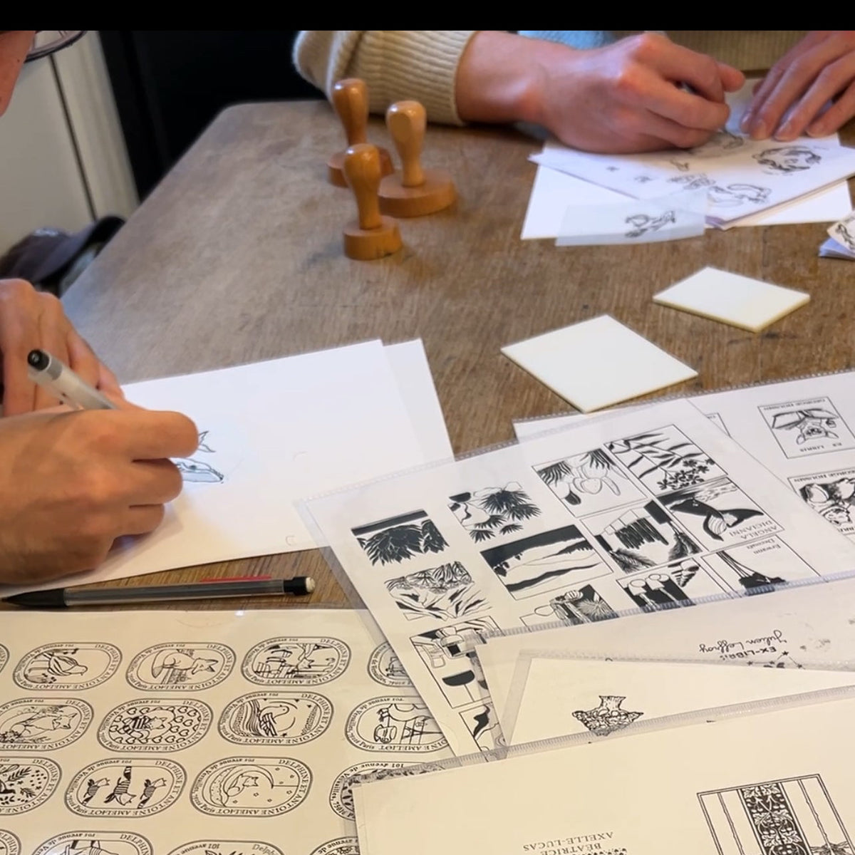 Atelier ex-libris : dessine et fabrique ton propre tampon ex-libris