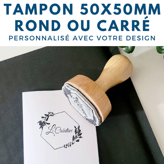 tampon rond ou carré 50 mm