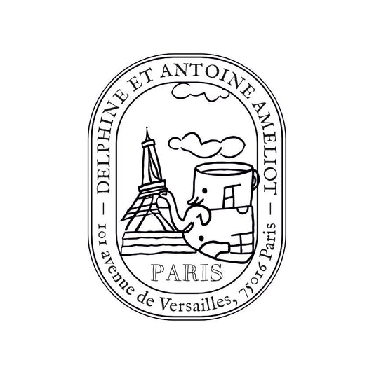 Tampon ex-libris deluxe rond en laiton VI3