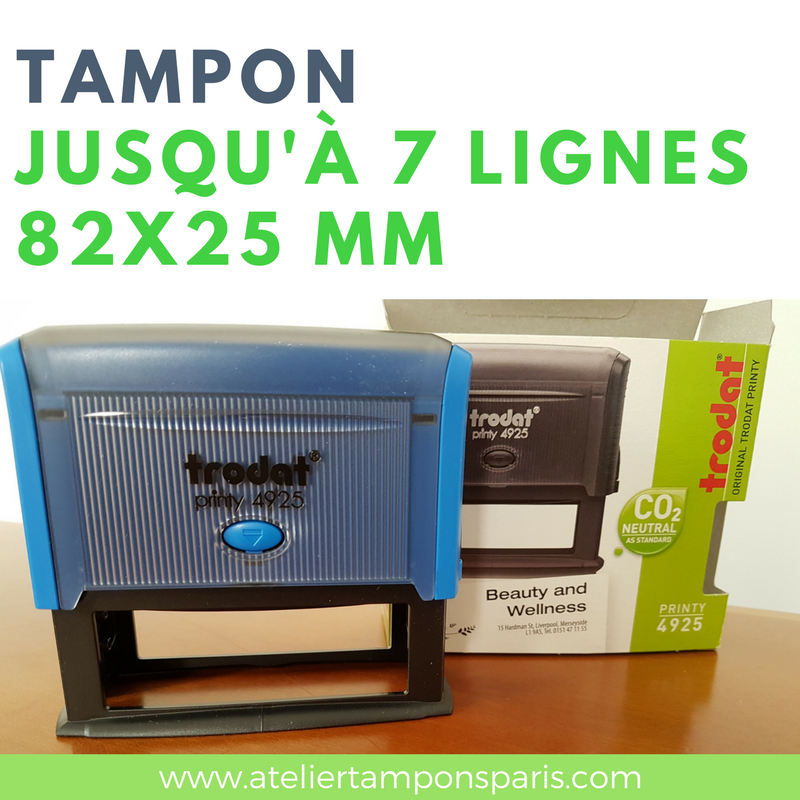 tampon encreur automatique trodat printy 4925 dimension 82x25 mm