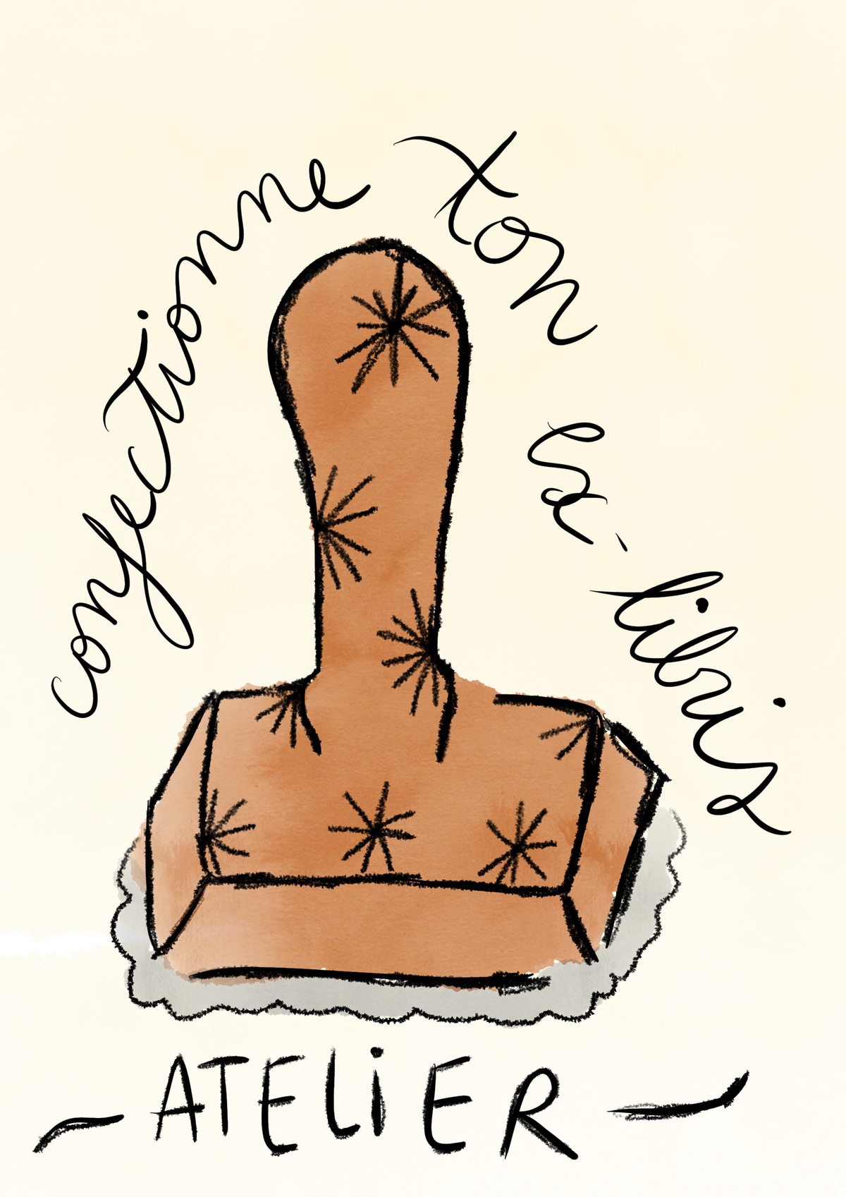 Atelier ex-libris : dessine et fabrique ton propre tampon ex-libris