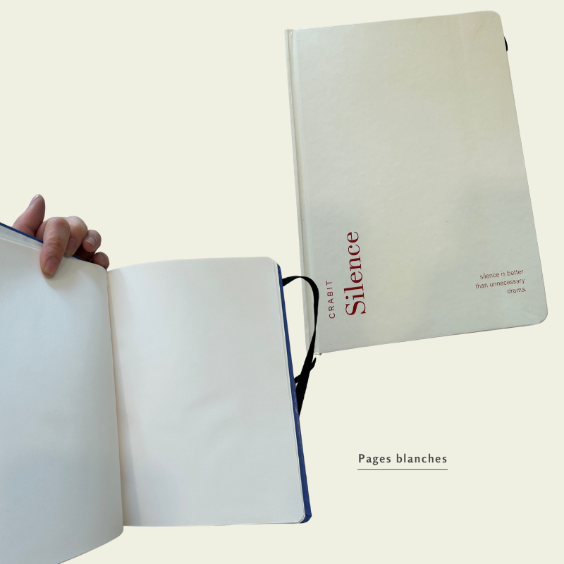 Carnet à croquis Crème silencieux