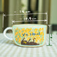 Tasse céramique modelée et peinte à la main – Flower