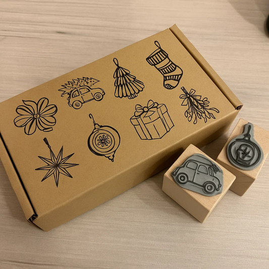 Jeu de tampons hivernaux