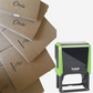 Tampon encreur spécial emballage, sacs, sachets et packaging moyen format dimension 60 X 40 mm