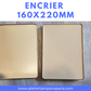 Encrier TOP PAD métal 160 x 220 mm NON ENCRE, encrier colop