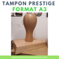 Tampon en bois prestige format géant A3